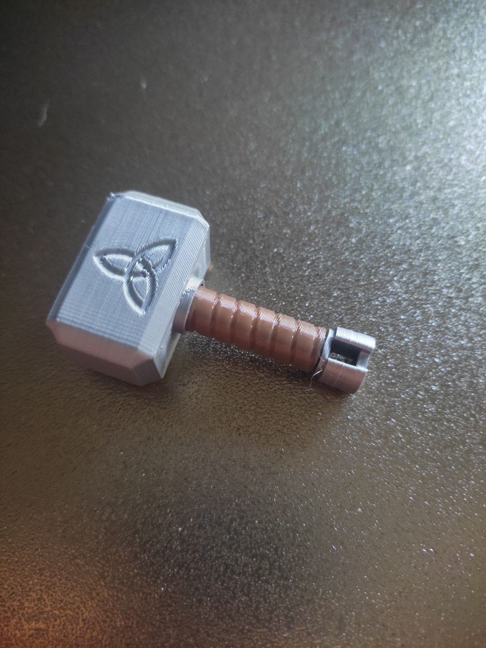 Mjölnir - Thor Hammer keychain - Multipart