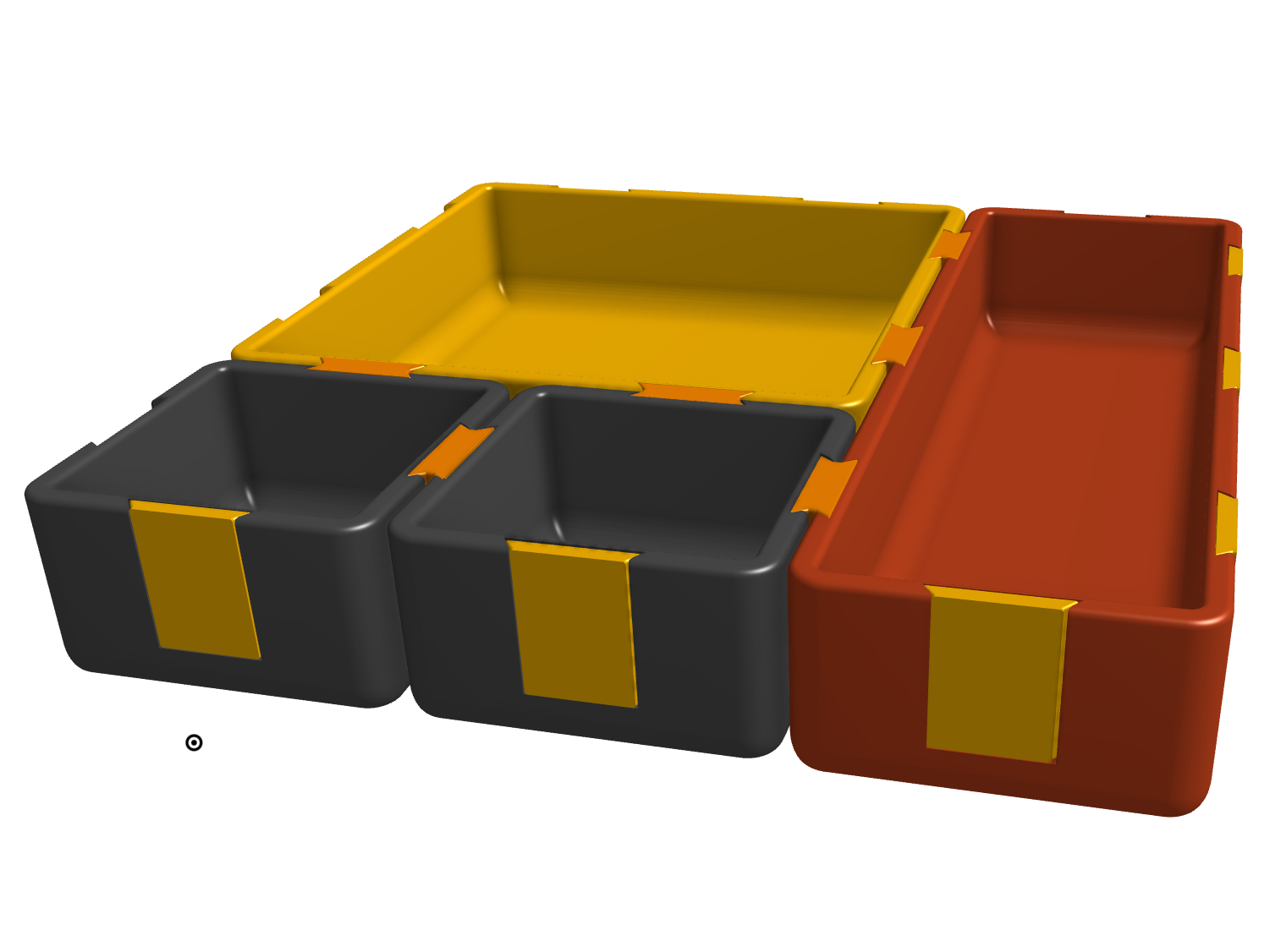 Connector & Plug for Catch-All Trays / Desk Organiser