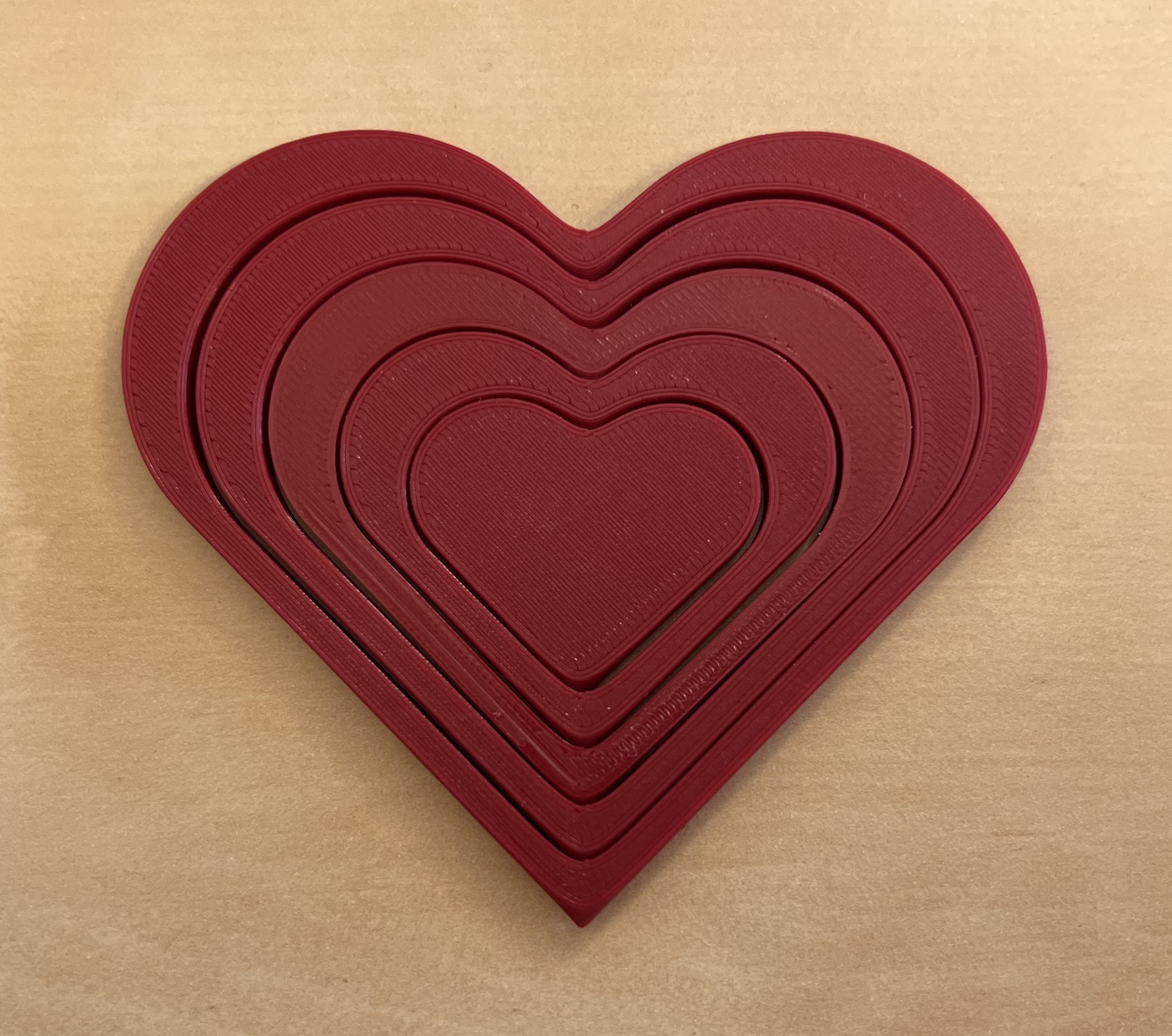 Heart spinny fidget toy ornament for Valentine's Day, Christmas, etc. - photo 4