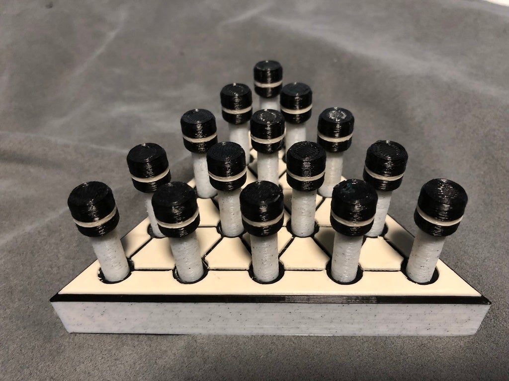 "I.Q. Tester" peg game. - photo 2