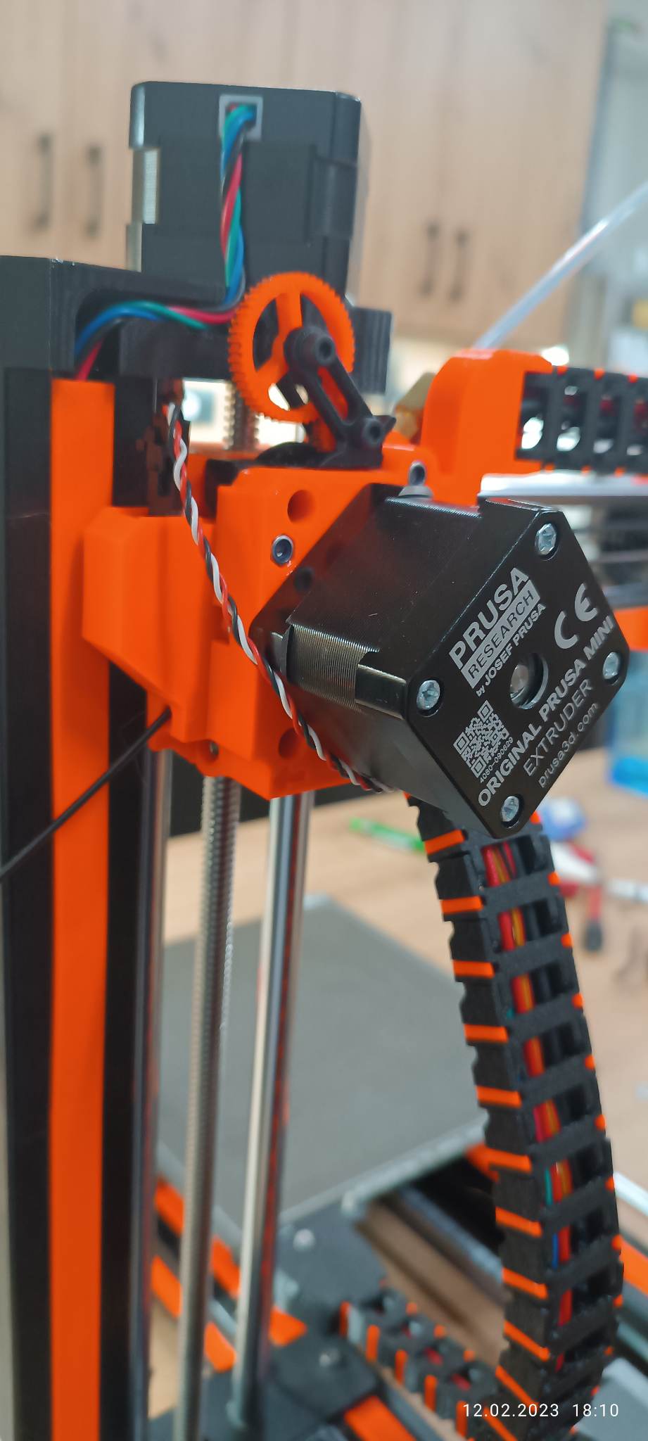 Prusa Mini complete Axis Cable Chain and Mounts + blinding profiles + with filament sensor - photo 2