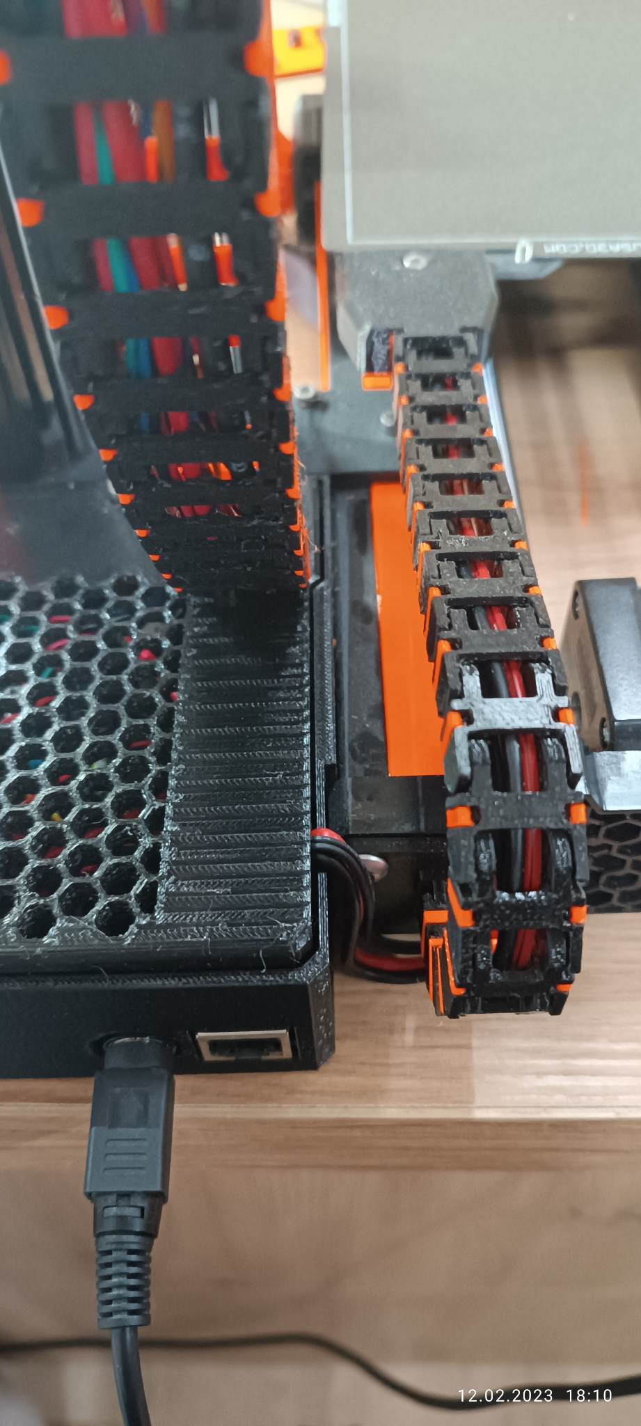 Prusa Mini complete Axis Cable Chain and Mounts + blinding profiles + with filament sensor - photo 4