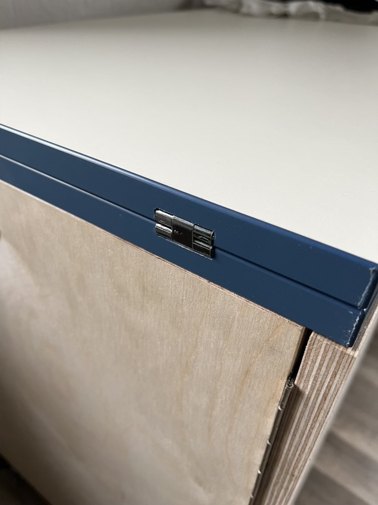Sewing table hinge router template - photo 2