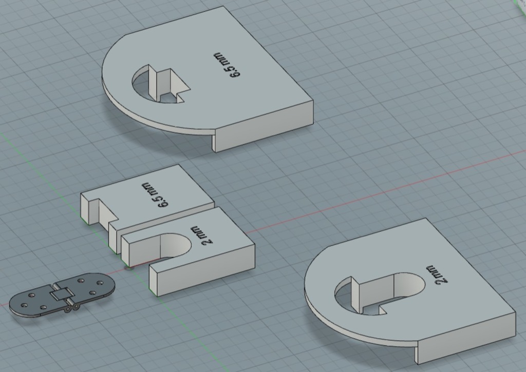 Sewing table hinge router template - photo 3