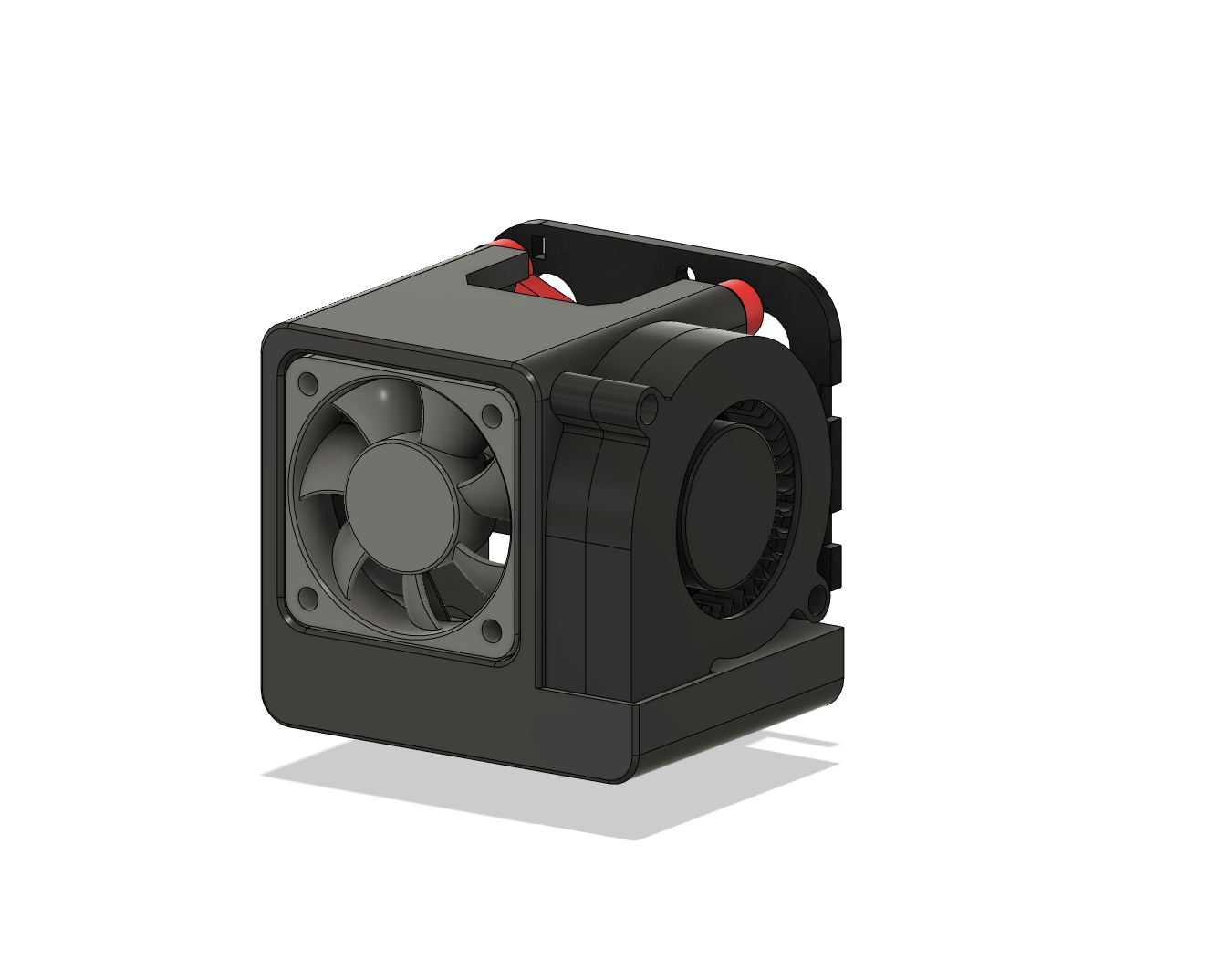 Ender 2 Pro / Ender 3 - 5015 Part Cooling Fan Duct with Magnetic Mount