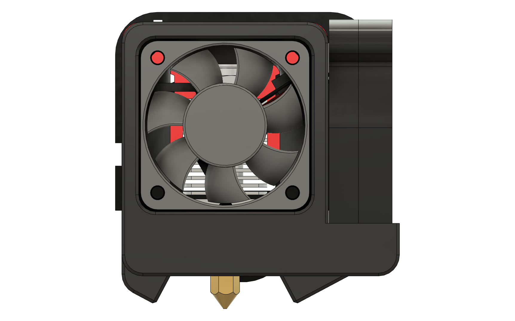 Ender 2 Pro / Ender 3 - 5015 Part Cooling Fan Duct with Magnetic Mount - photo 4