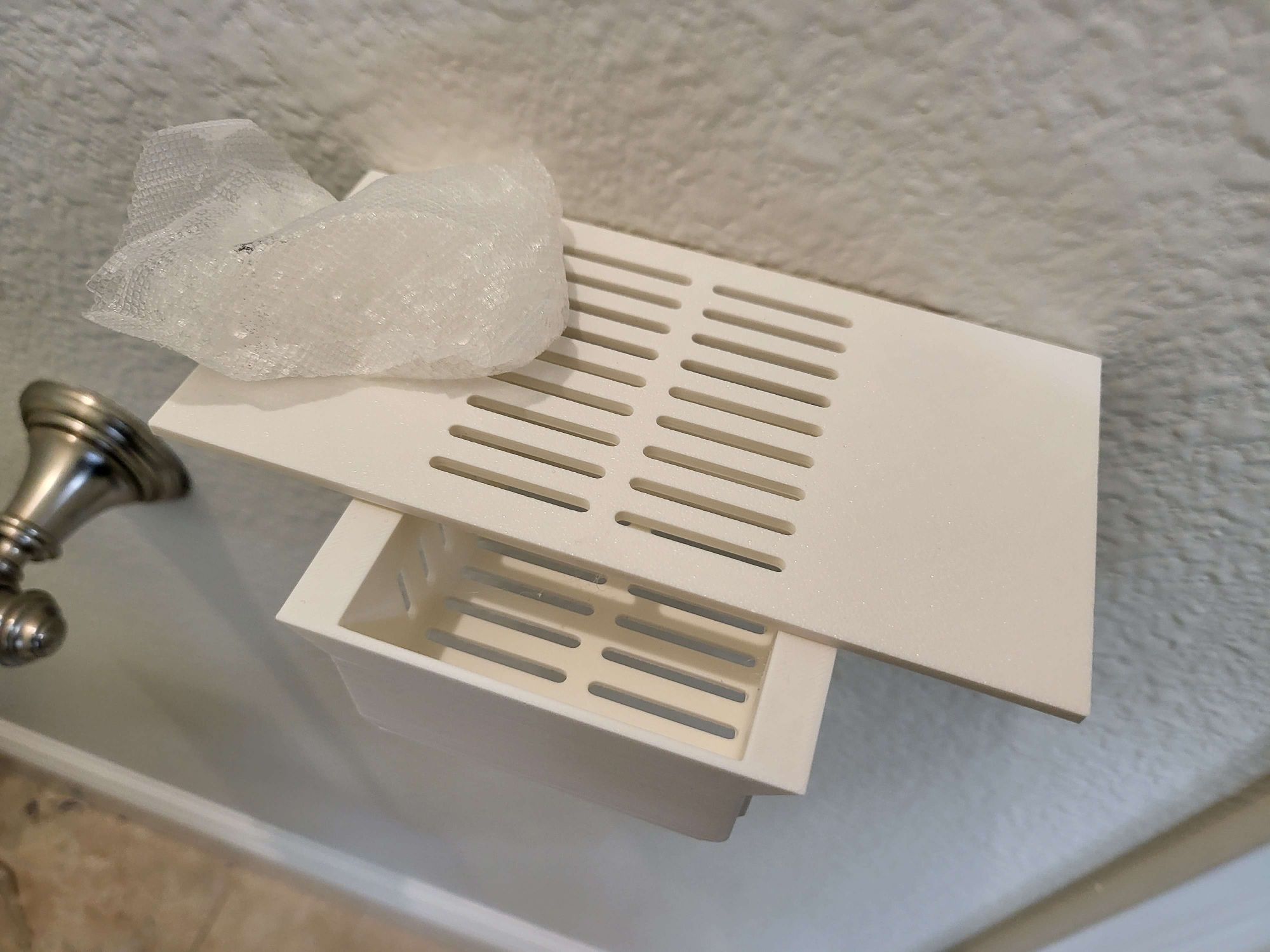 Phone Caddy Shelf using Command Strips - photo 2