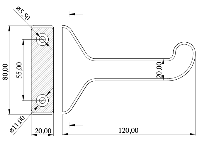 Bike wheel wall hanger / Wall hook - photo 2