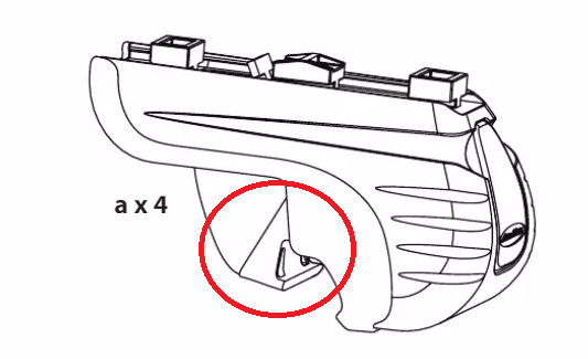 Mont Blanc AMC 5412 foot unit clamp - photo 2
