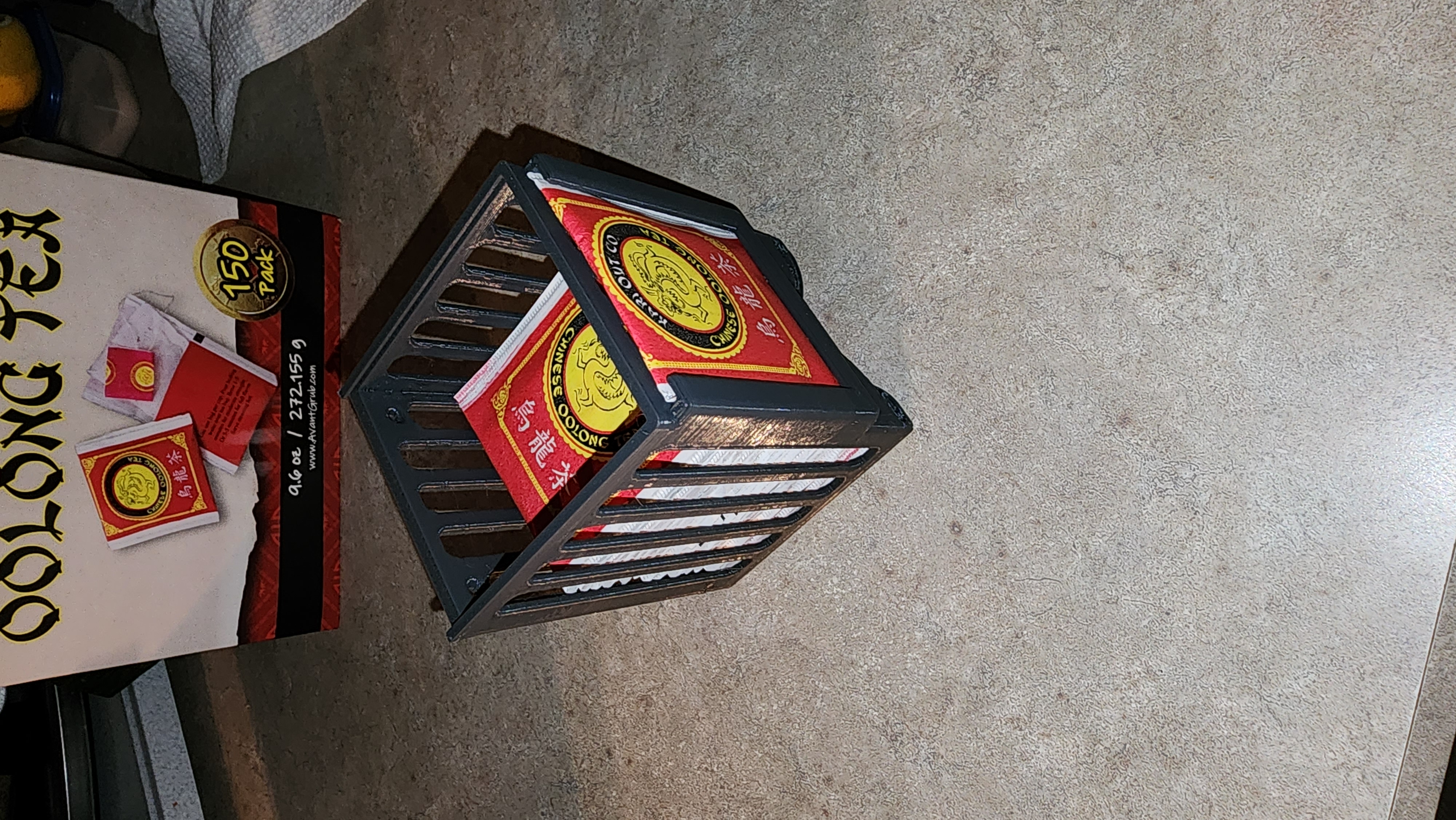 Parametrized Tea Bag Holder. Wall/Under Shelf Mount - photo 3