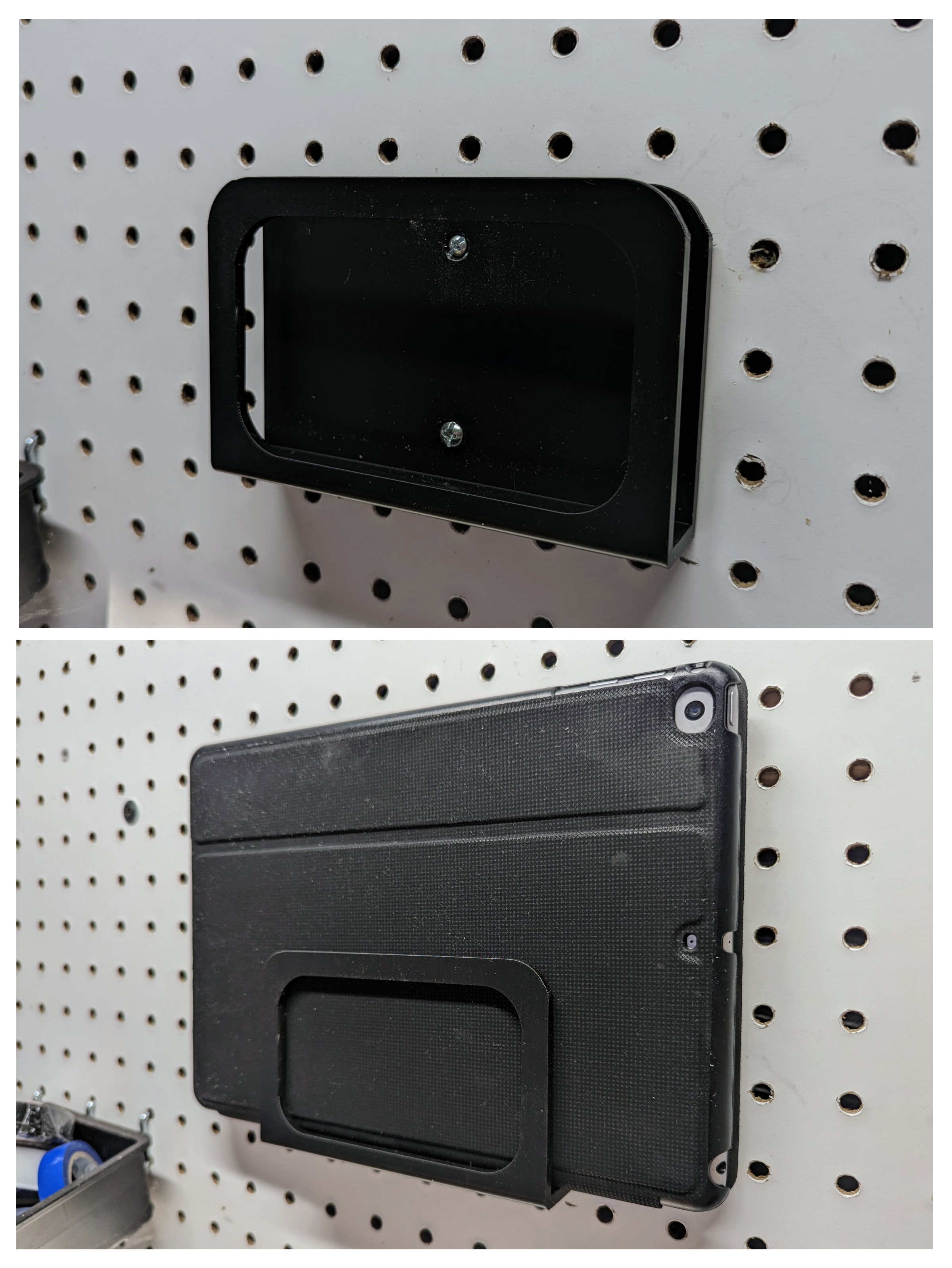 iPad / Laptop Bracket Mount (Wall or Pegboard) - photo 2
