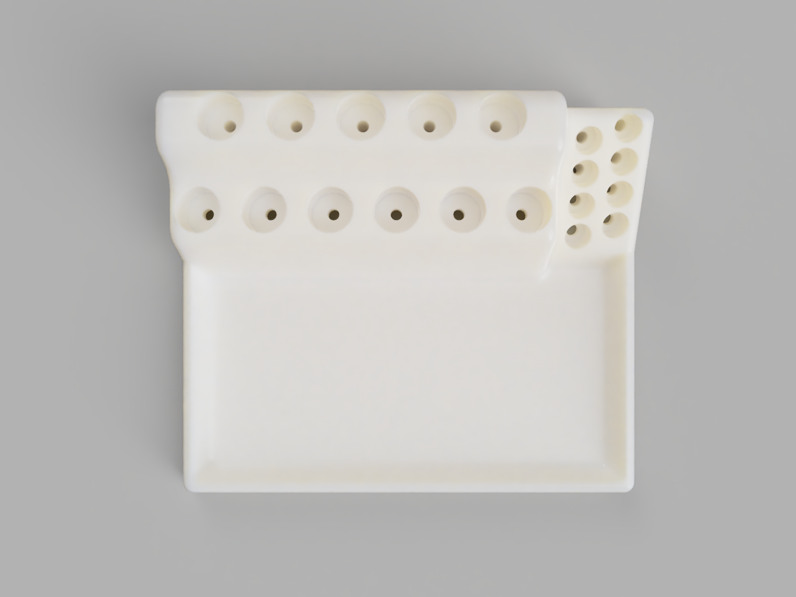 Chemical syringe rack with tray - photo 2