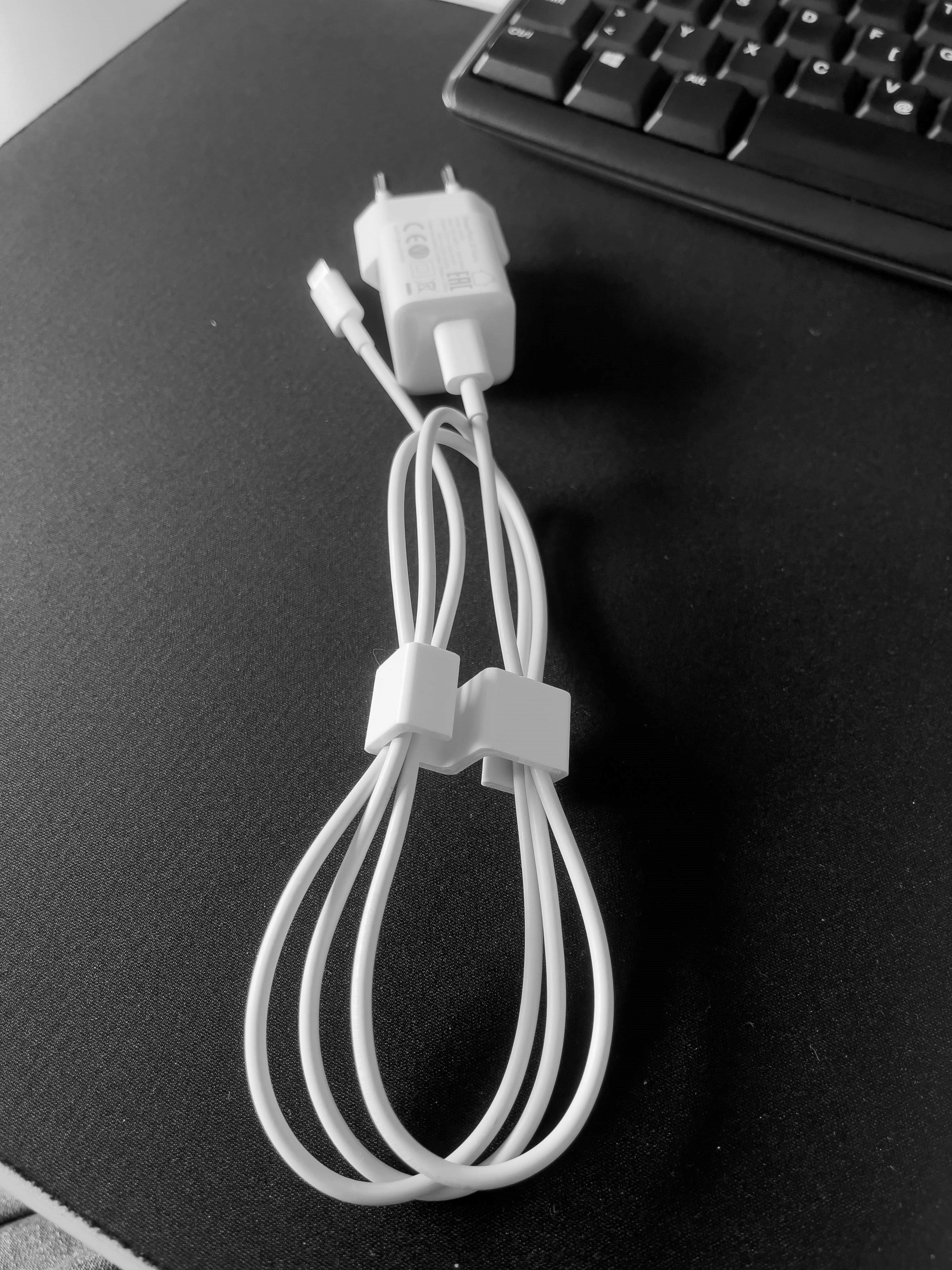 S-Shaped Cable Clip Organizer