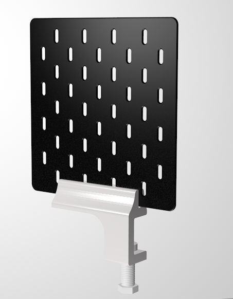 ikea skadis pegboard desk clamp - photo 3