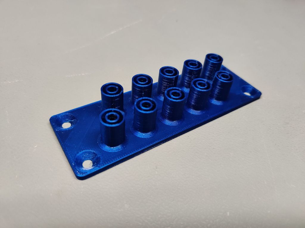Updated 4mm Lab cable organizer | Banana Jack | Customizable - photo 2