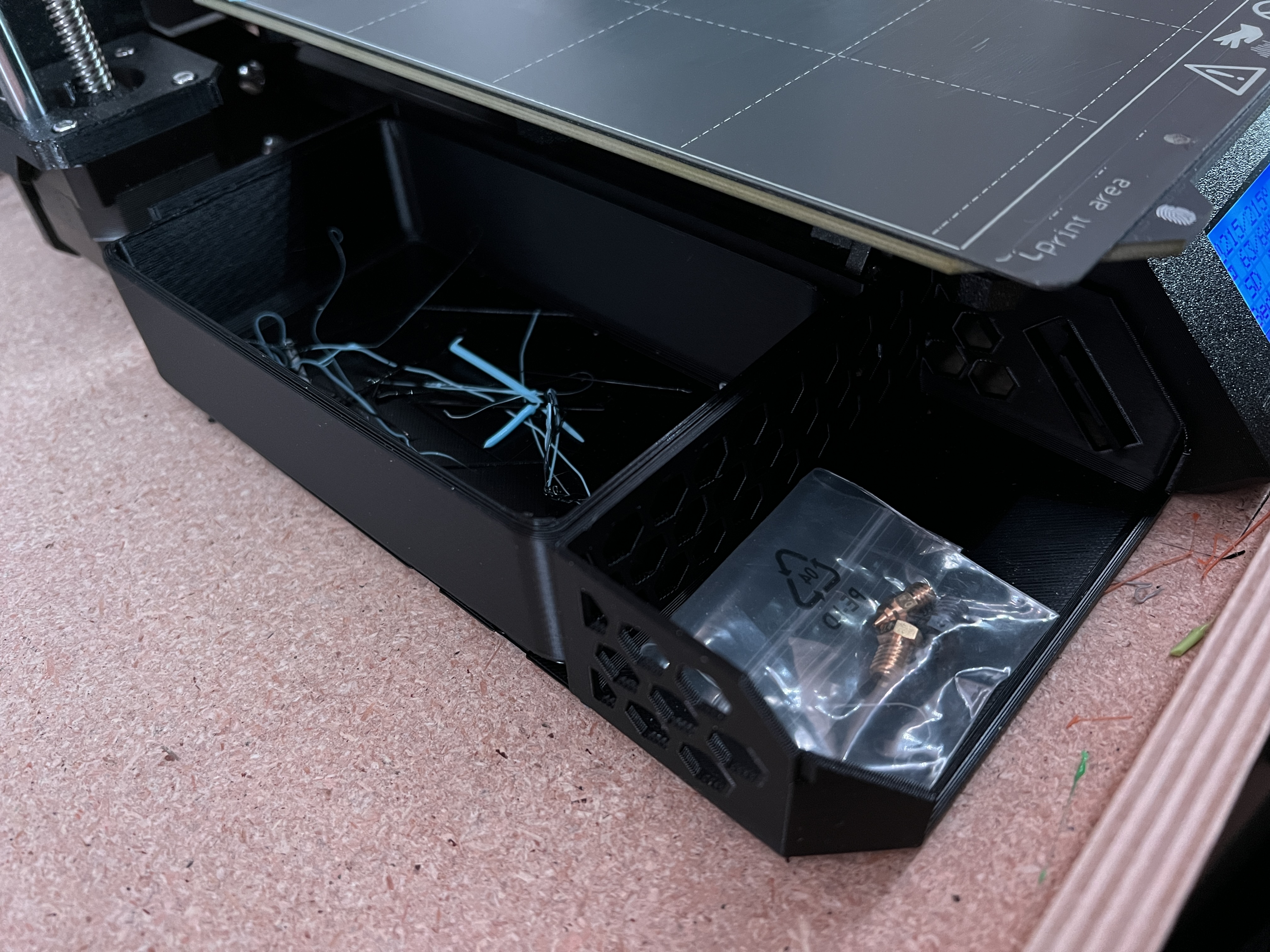 MK3S Tool Tray with Removable Scrap Bin - photo 2