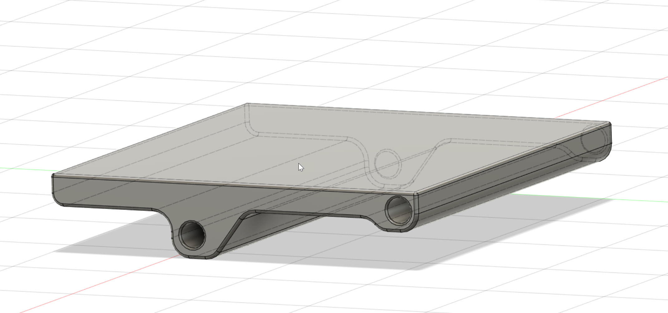 Electronics/Battery tray for Gspeed v4 chassis