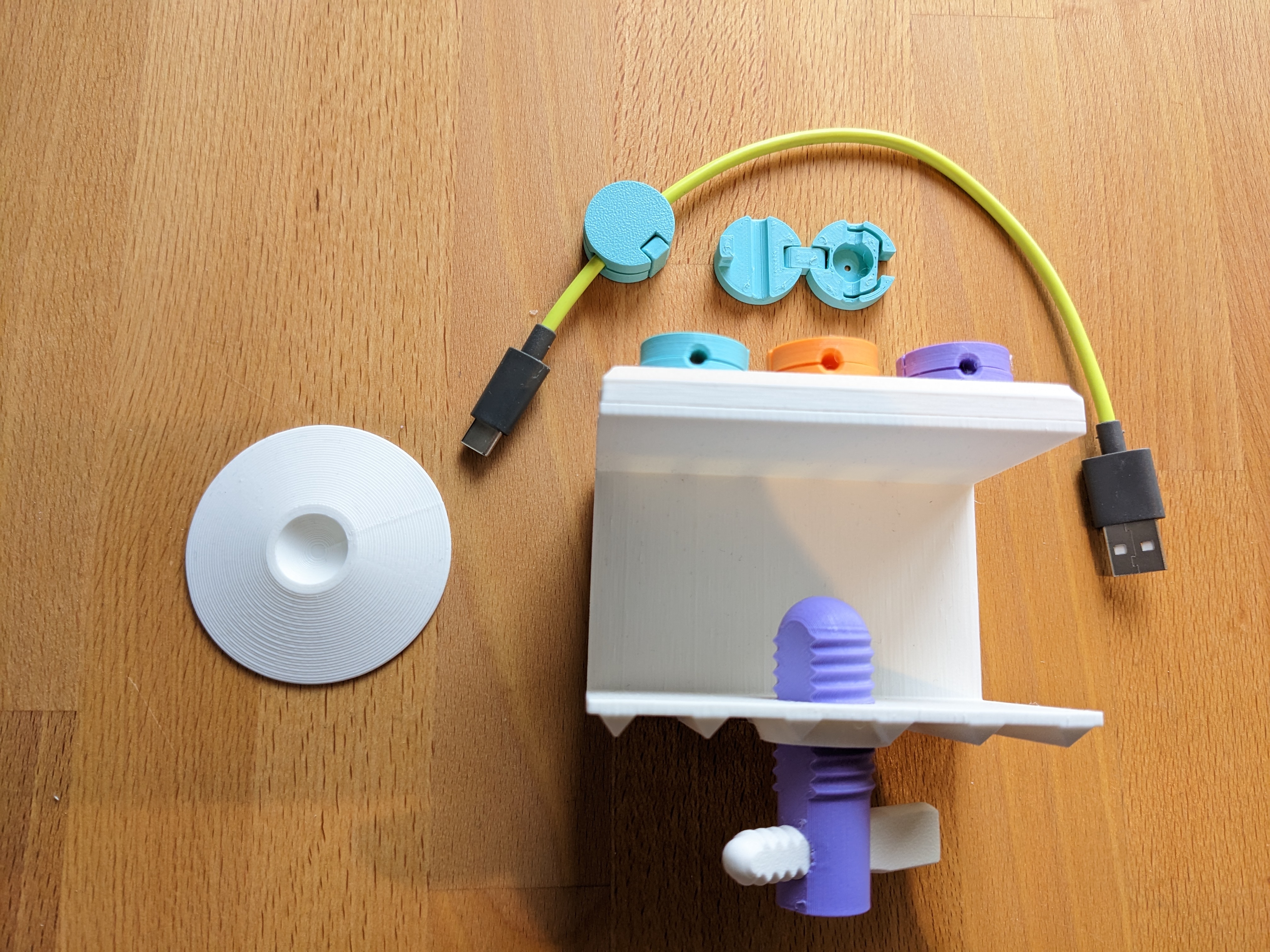 Desk cable organizer - photo 3