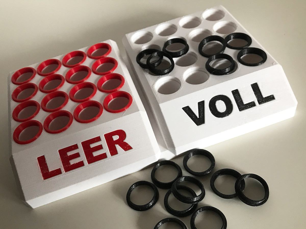 Aufbewahrung AA Akkus (HR6) oder AAA Akkus (HR03) Leer und Voll geladen Batterie box battery storage holder empty full charged - photo 2
