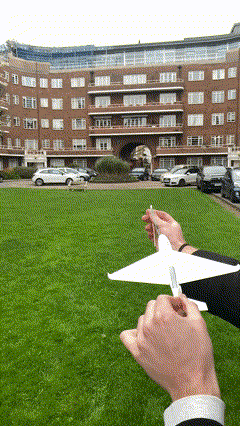 VasePlane V2 - Vase Mode Glider with Rubber Band Launch System - photo 2