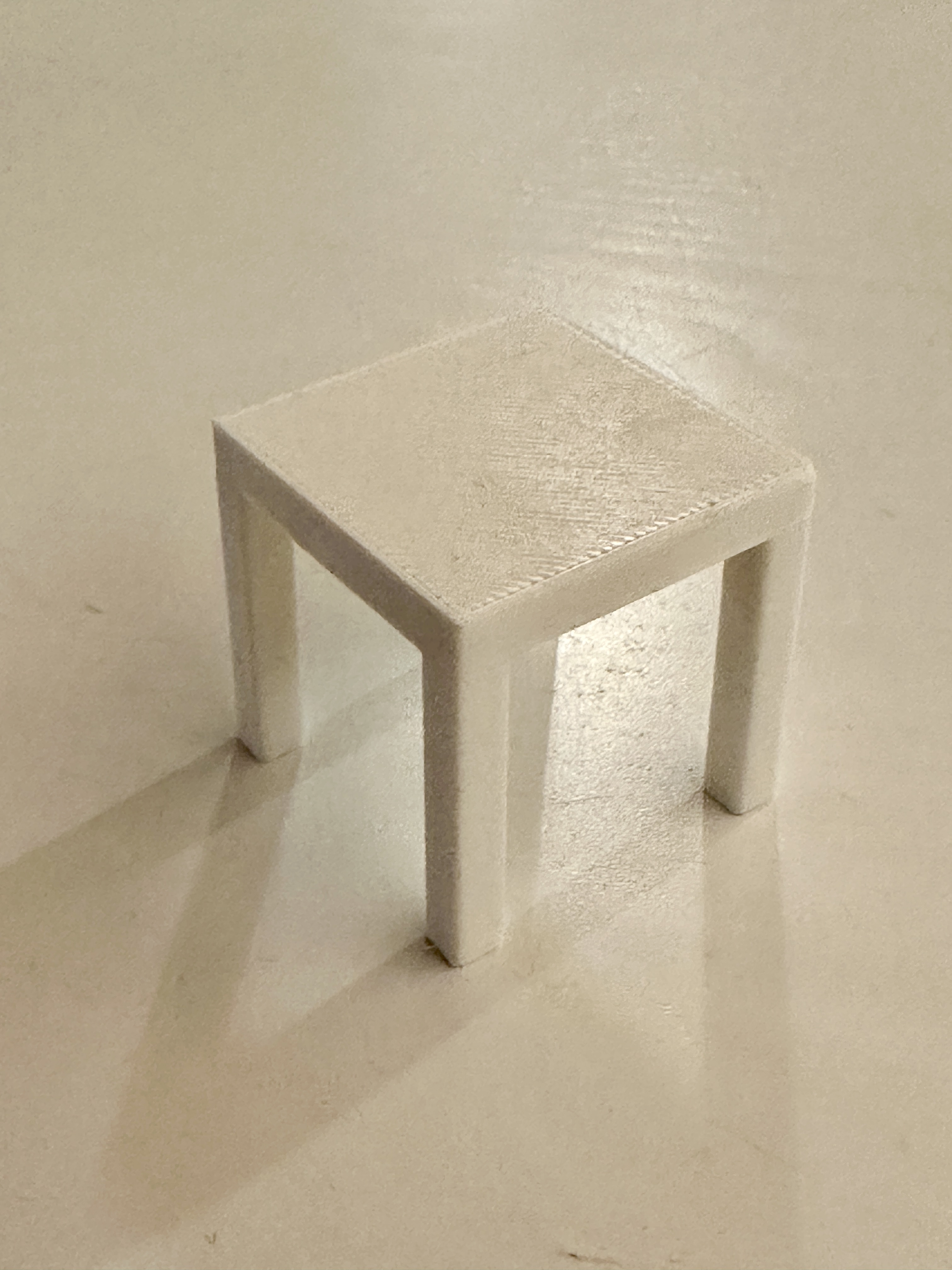 miniature table inspired by "Ikea Lack" - photo 3