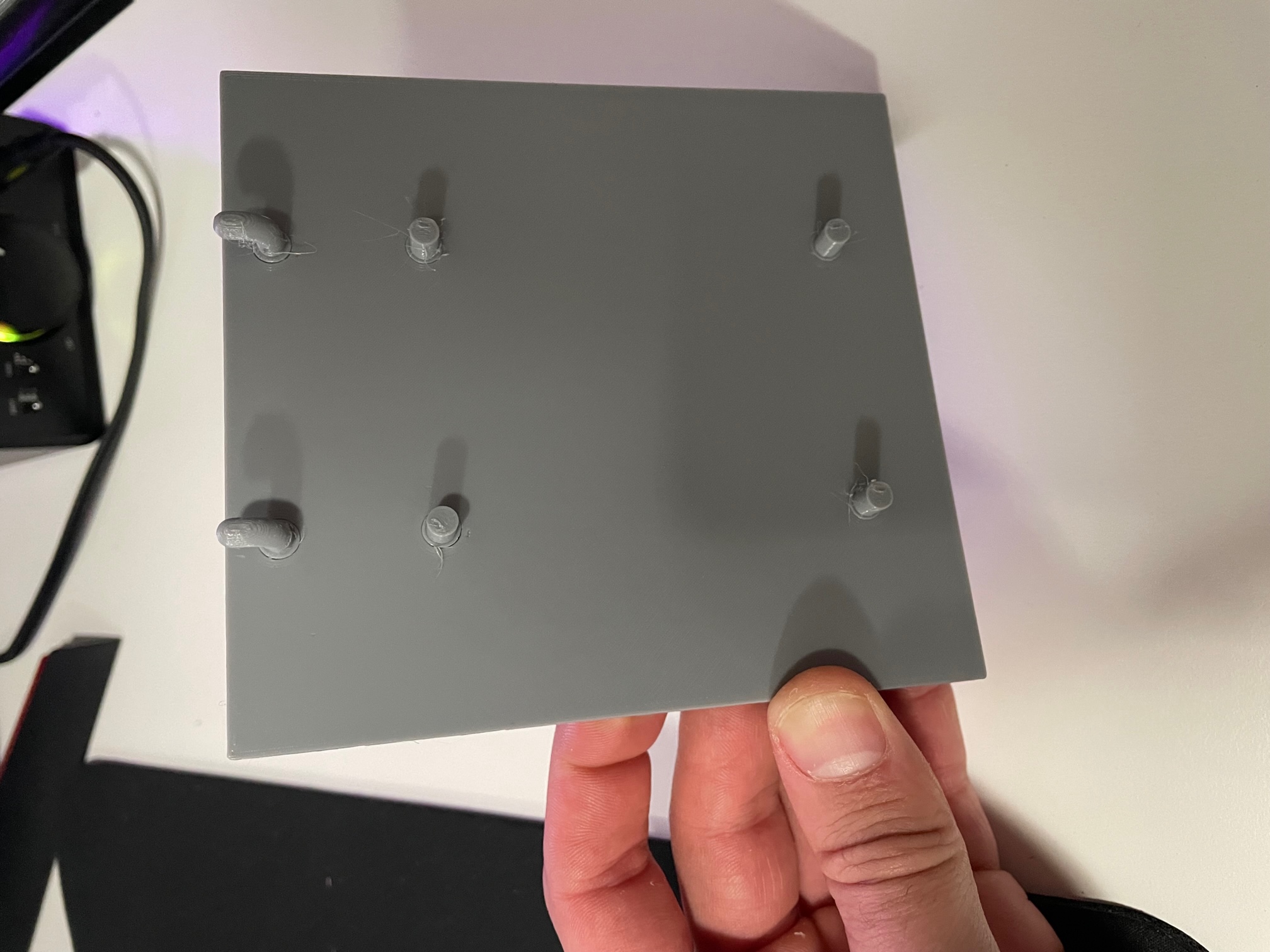 Peg board bit holder with removable racks - photo 3