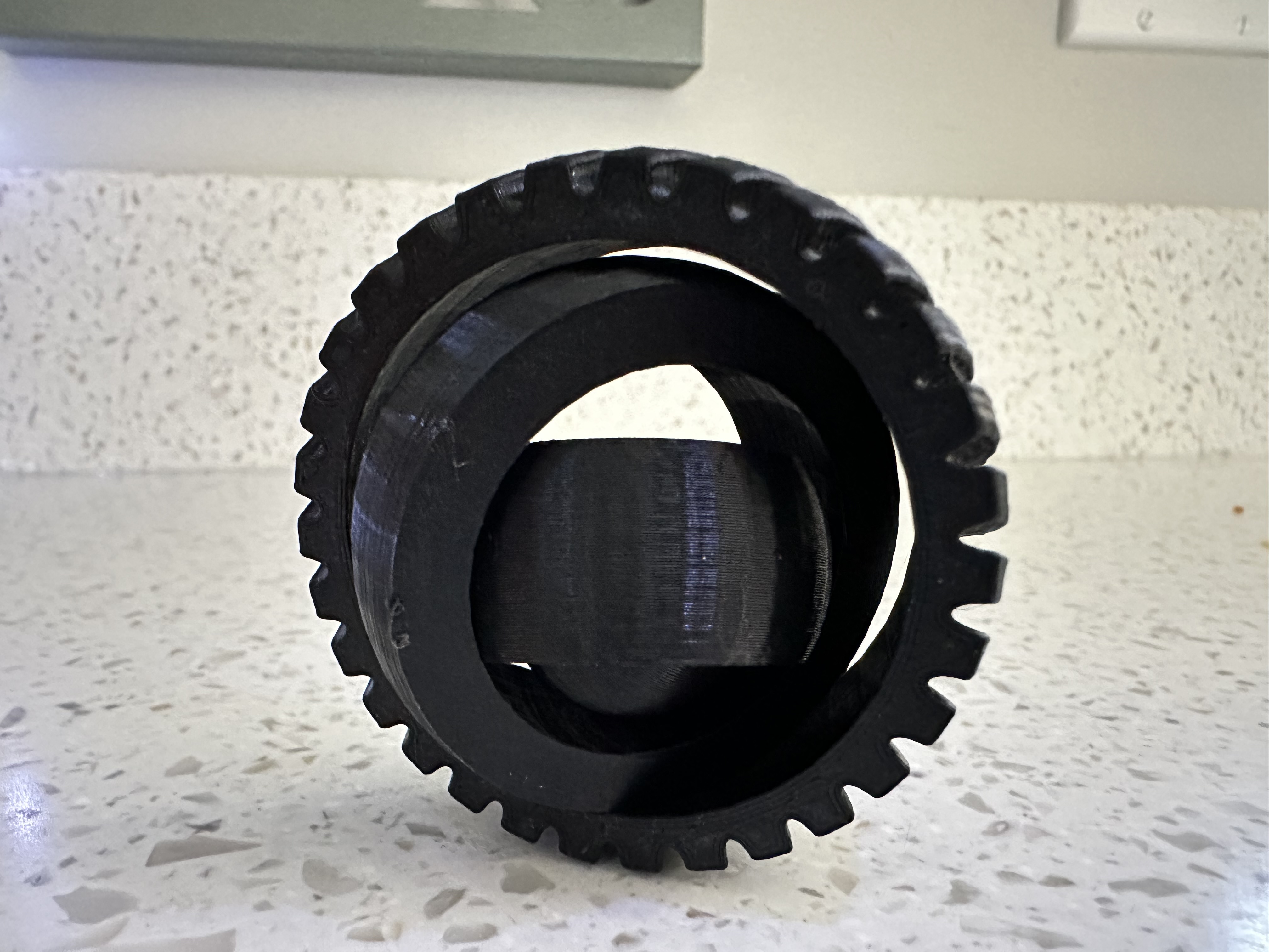 3D Printed Fidget Toy - Set of Rotating Rings - photo 2