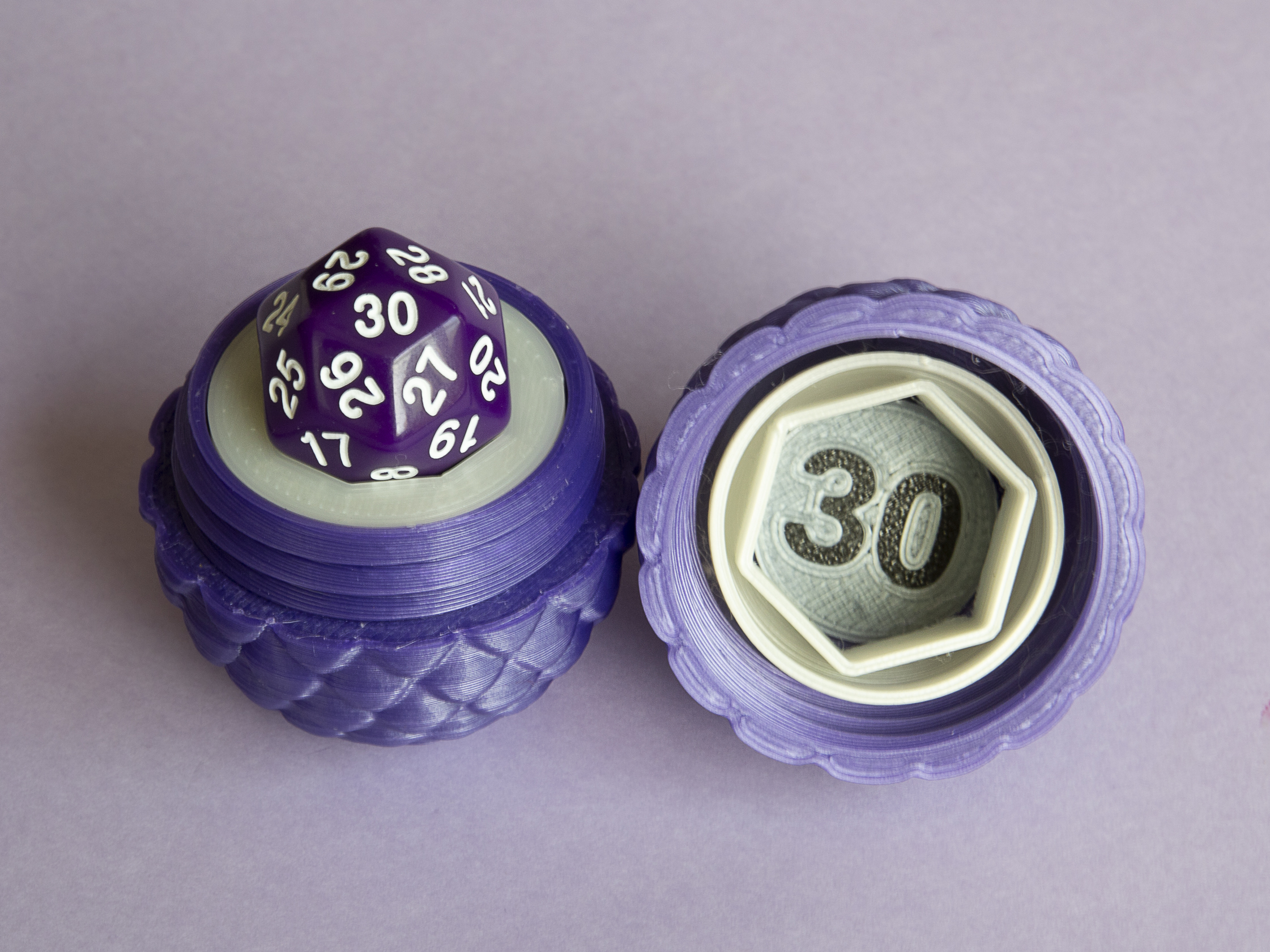 Dragon Egg dice box inserts - Customizable OpenSCAD - photo 4