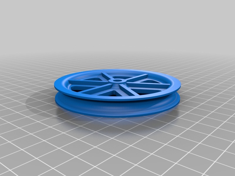 rope pulley 80mm cast iron style - photo 4