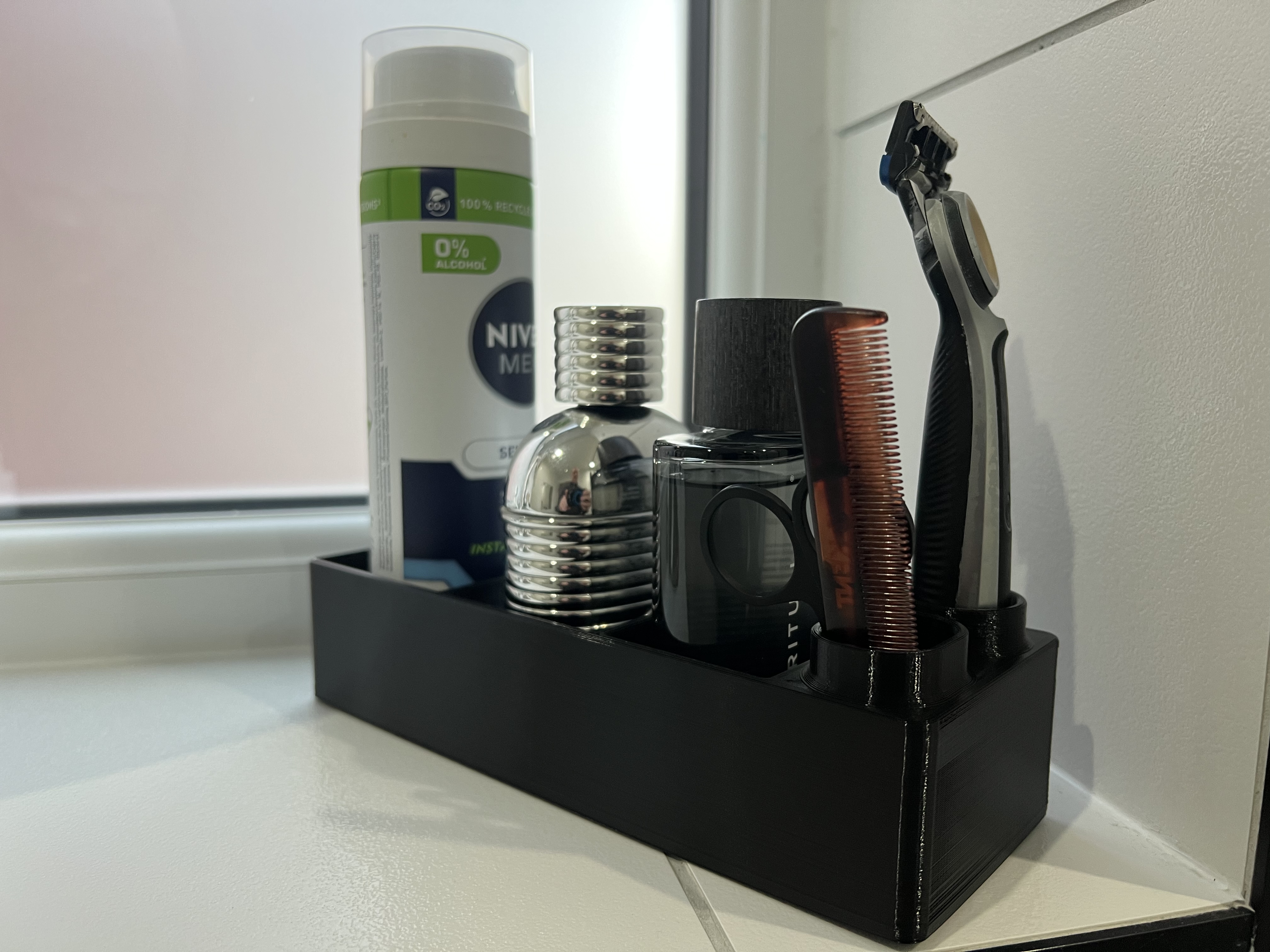 Bathroom Tidy for Shaving Products, Razor and Accessories - photo 2