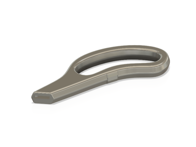 Kitchen Scissors Replacement Handle, Inox 120mm