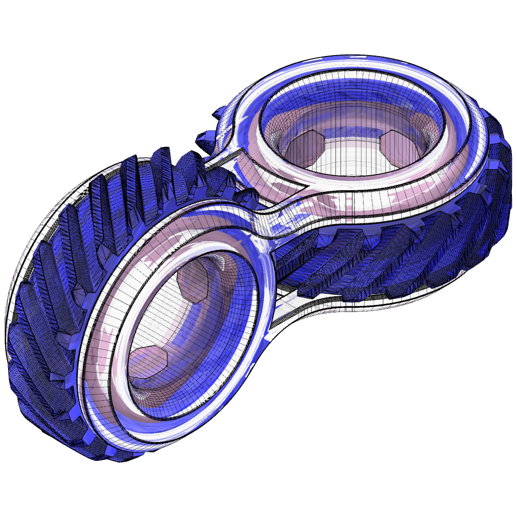 Helical Gear Figdet Toy