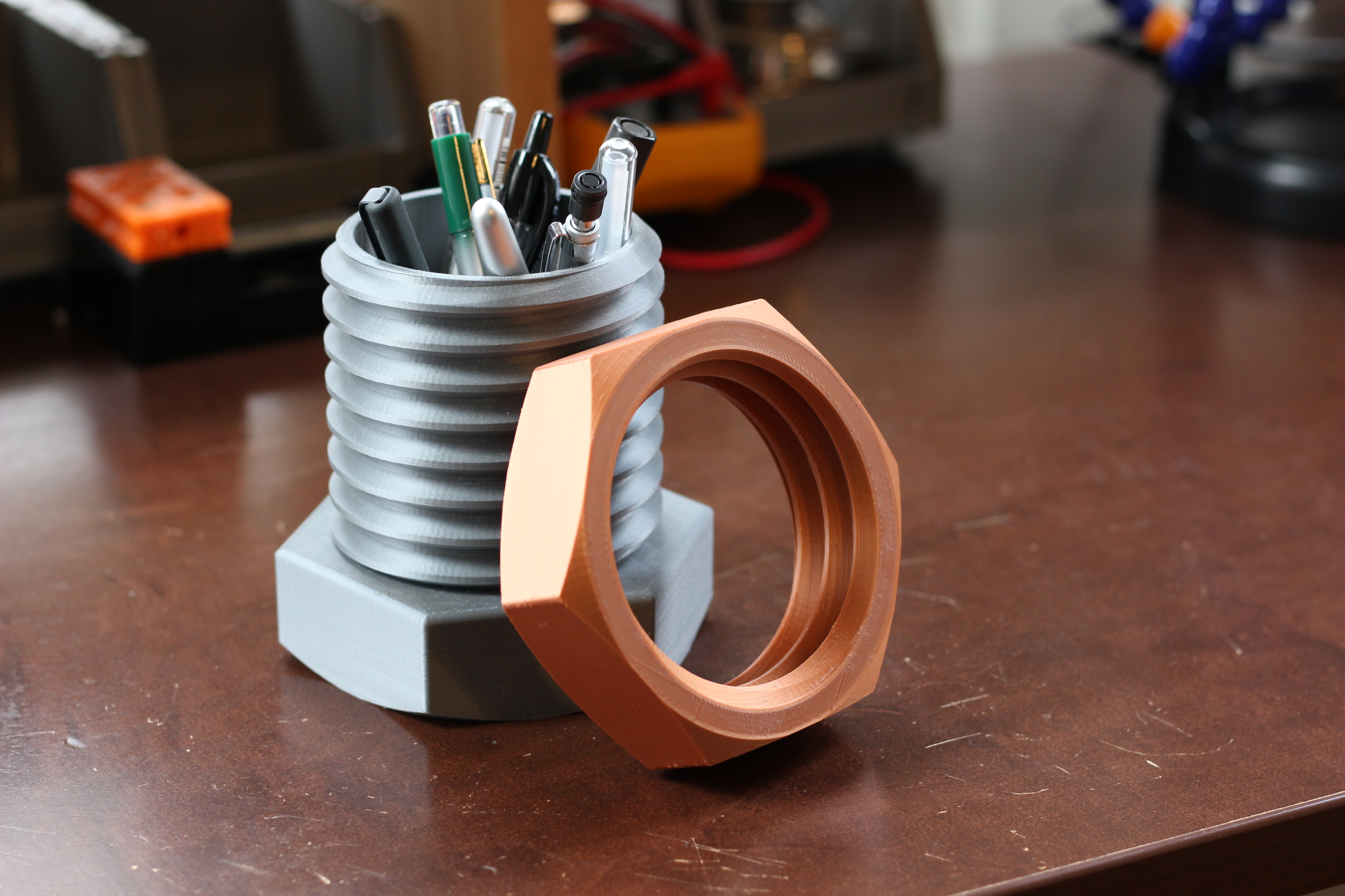 Nut & bolt pencil organizer - photo 3