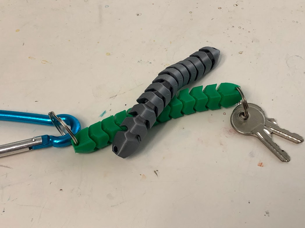 Snake Keychain (Print in Place) - photo 2