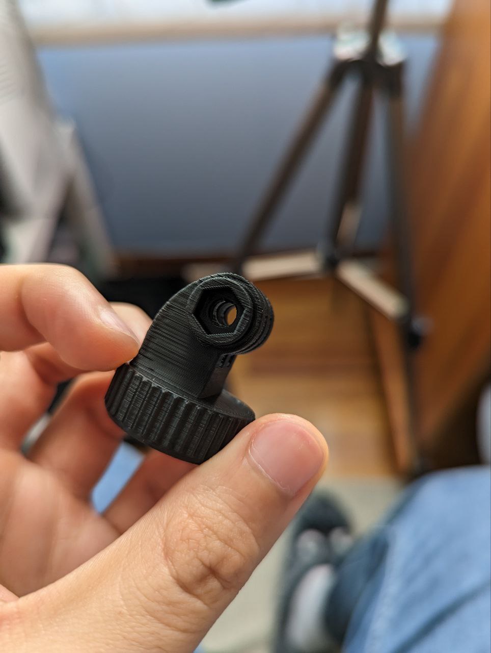 Screw mount tripod for go pro STL - photo 4