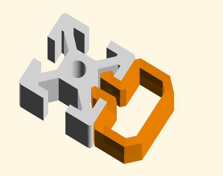 Cable clip for aluminium profile 20x20 mm V-slot 6 mm - photo 2