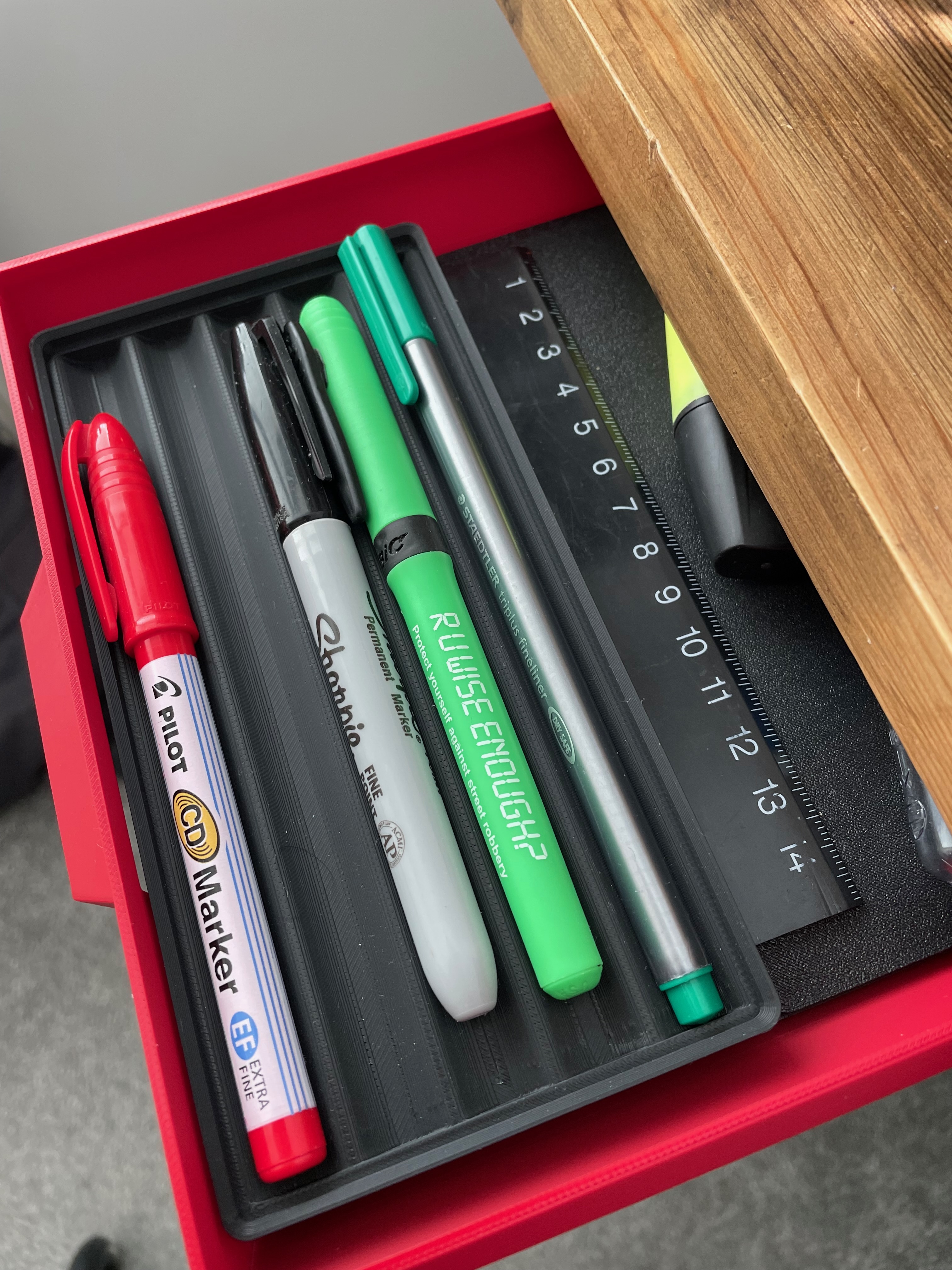 Gridfinity 4x2 Pen tray