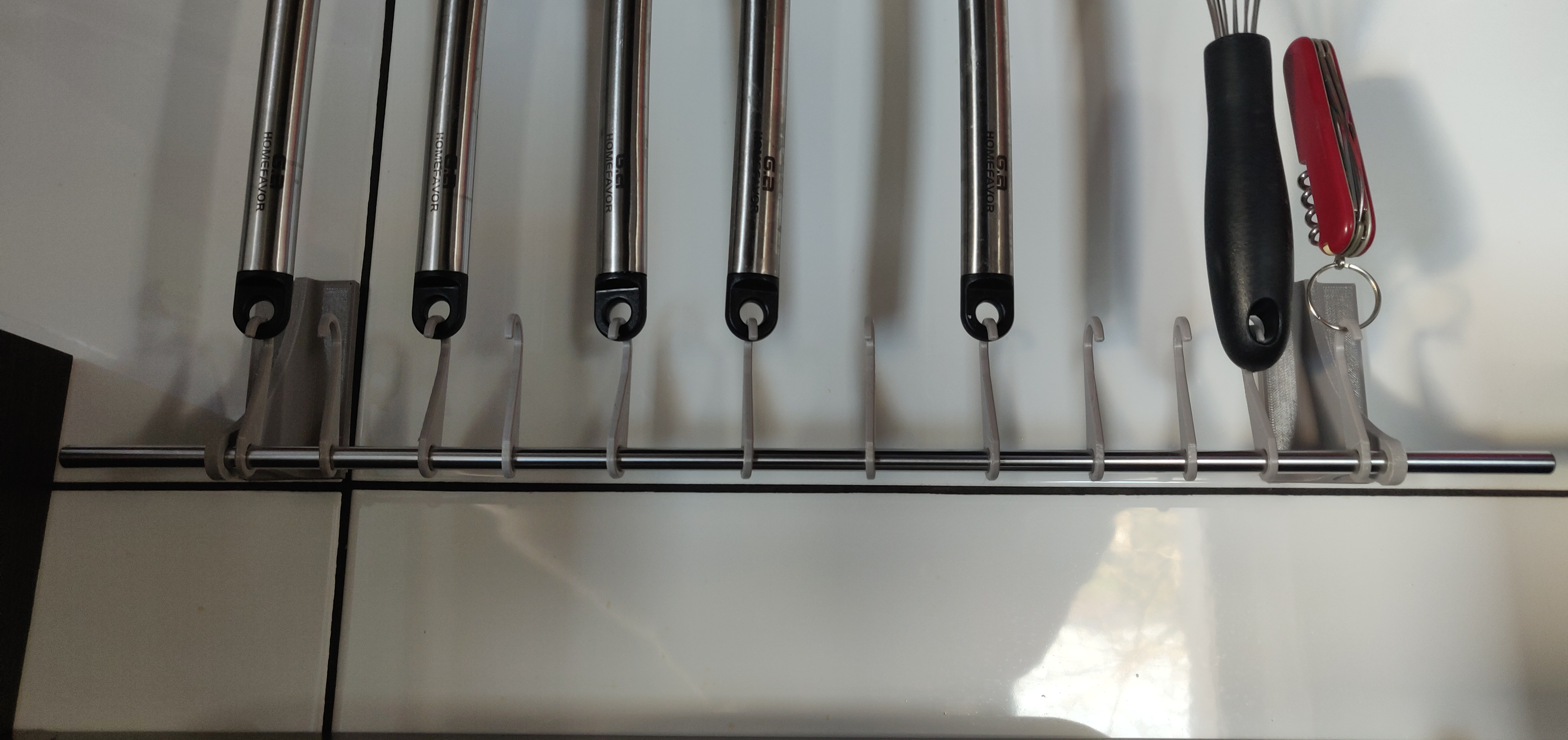 Kitchen utensil holder 8mm smooth rod - photo 2