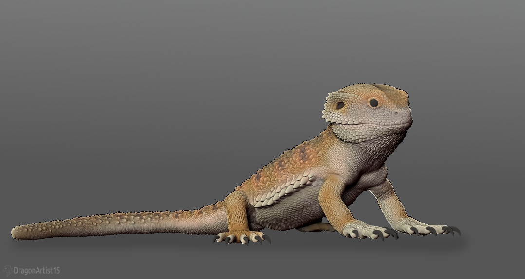 Bearded Dragon Figurine