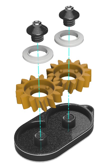 Gear Spinner Keychain REMIX - photo 3