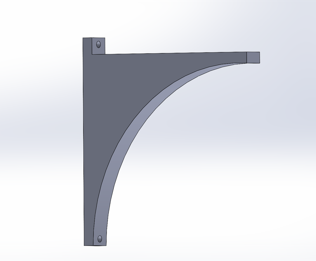 Shelf bracket, Winkel für Regalbretter, Infill sichtbar - photo 2
