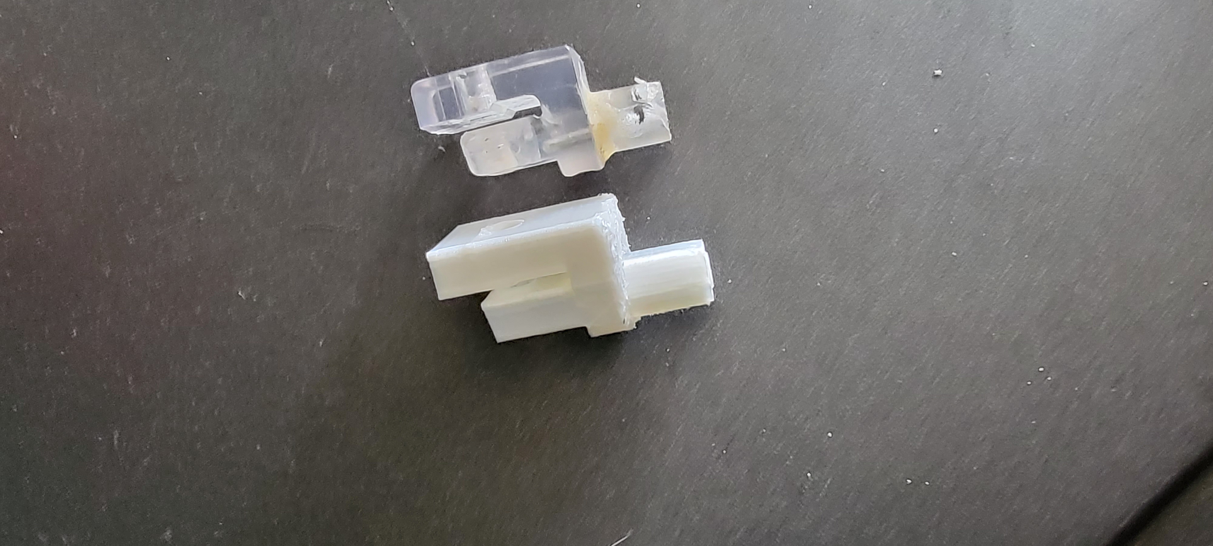 Shower door hinge