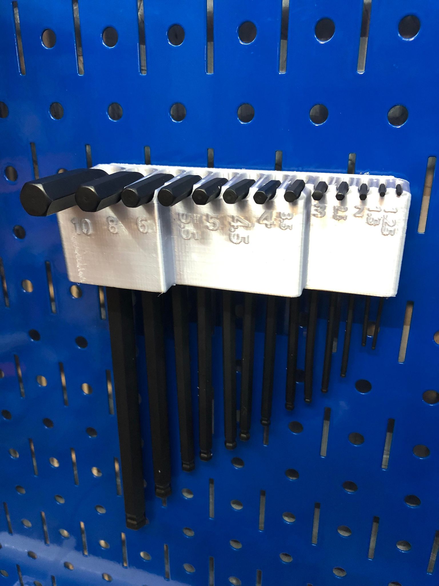 Allen Wrench Peg Board
