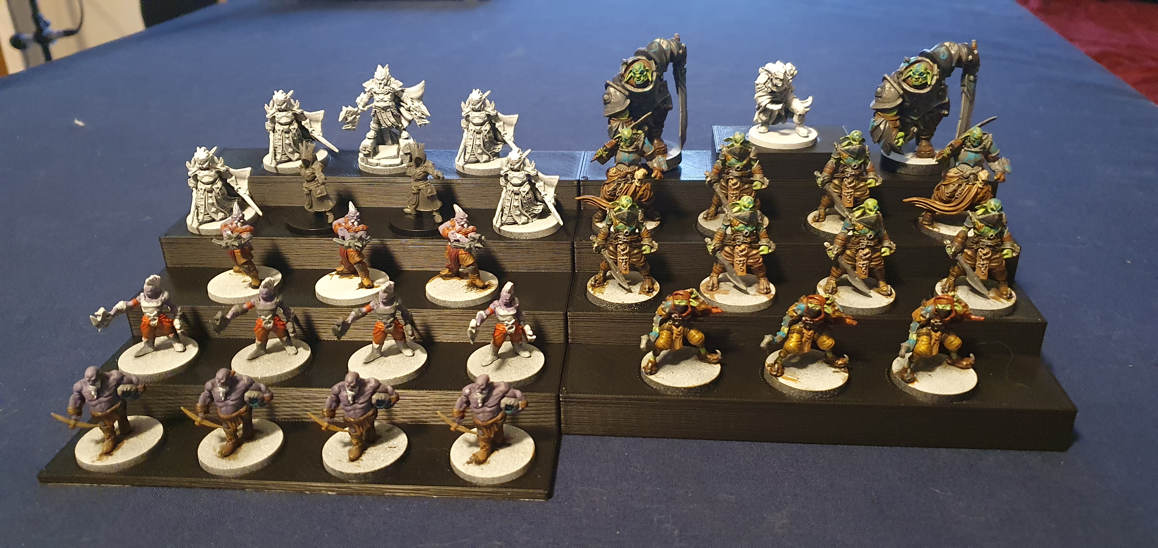 Tiered Miniature Figures Display Shelf