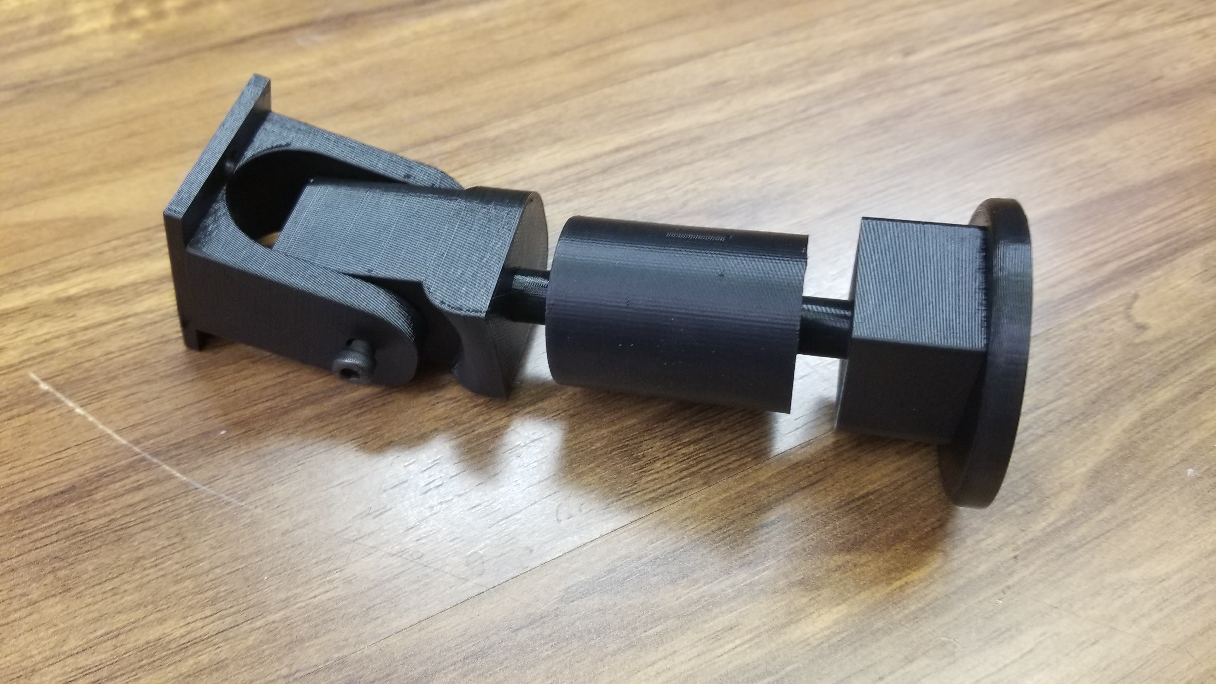 Magnetic door stop - steel doors - TPU center section - photo 2