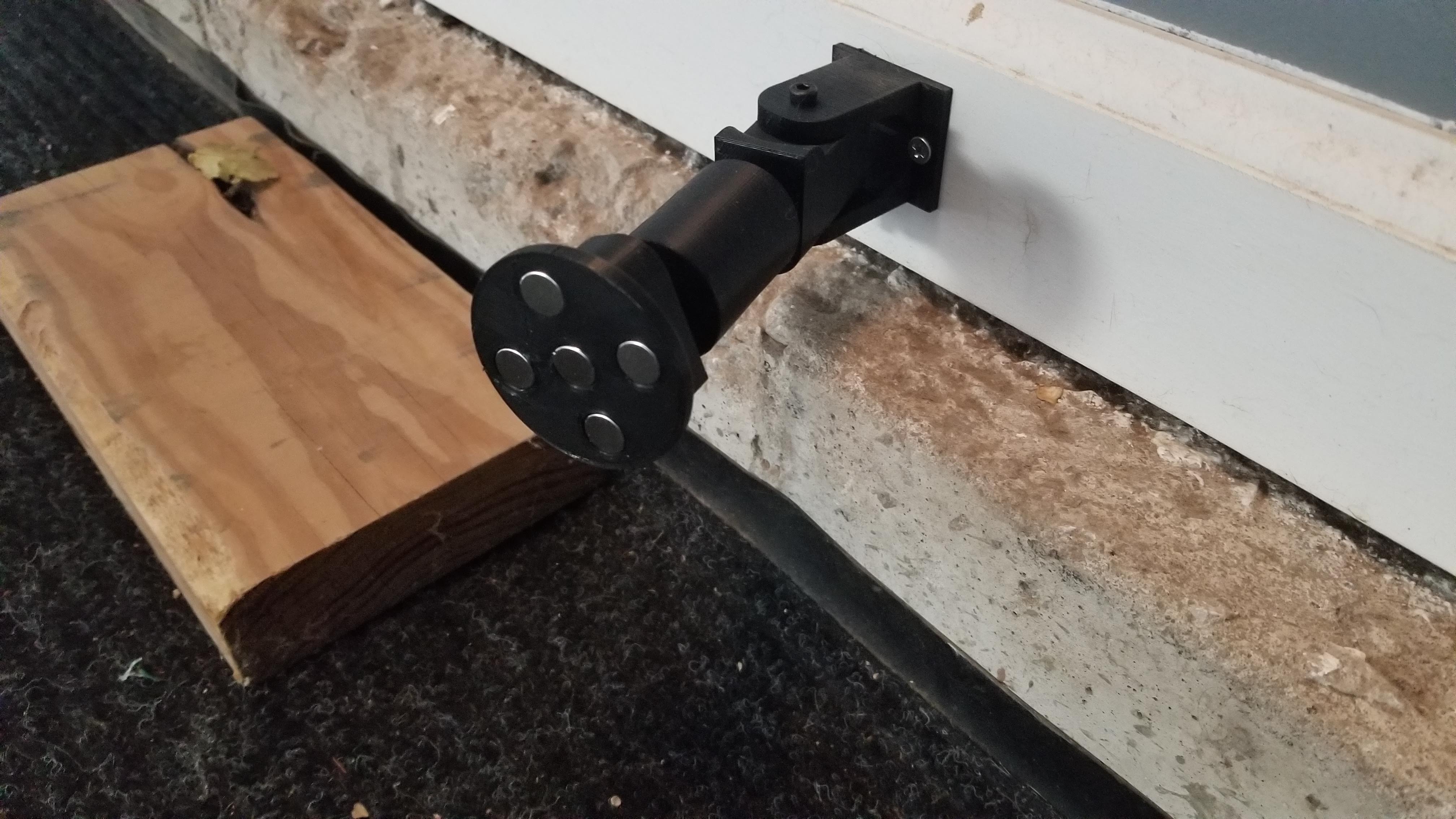Magnetic door stop - steel doors - TPU center section - photo 4