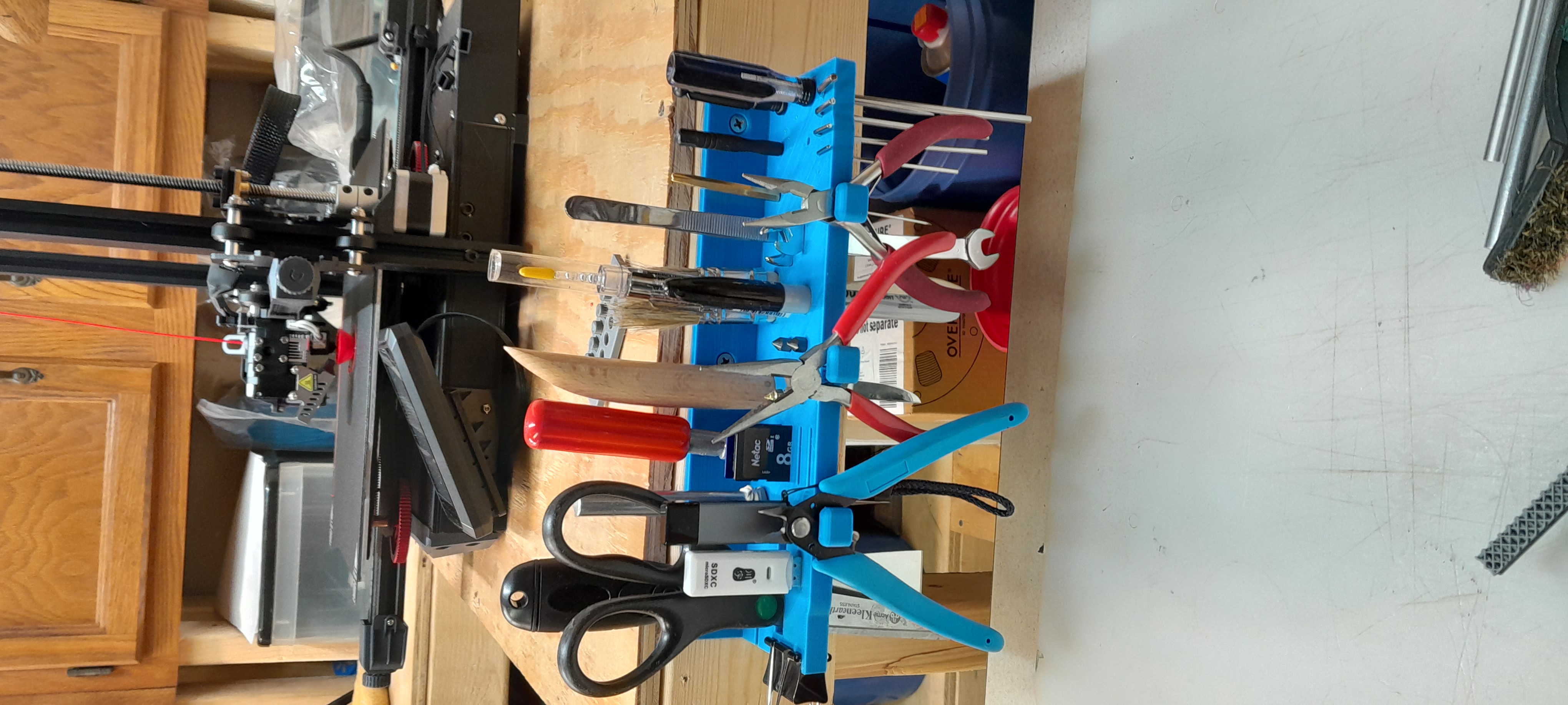 Printer tool rack