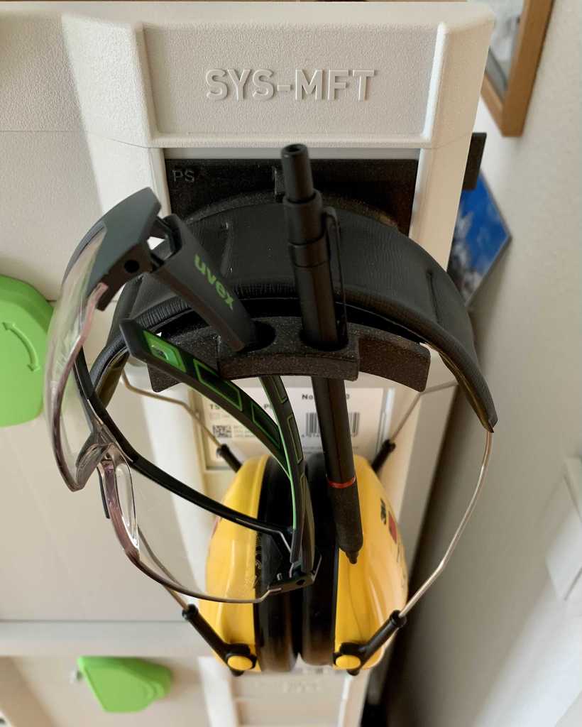 Festool Systainer (T-Loc) Mount for hearing protection (3M Peltor) and more
