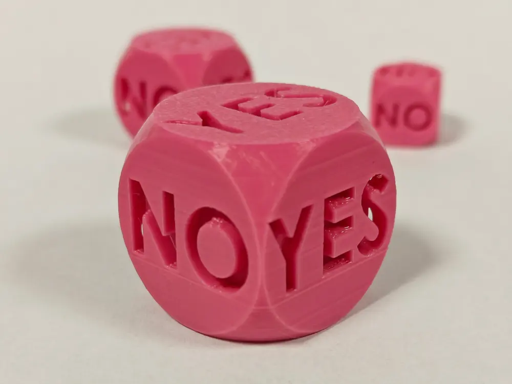 Spherical YES/NO Dice | Truncated Orb Set - photo 3