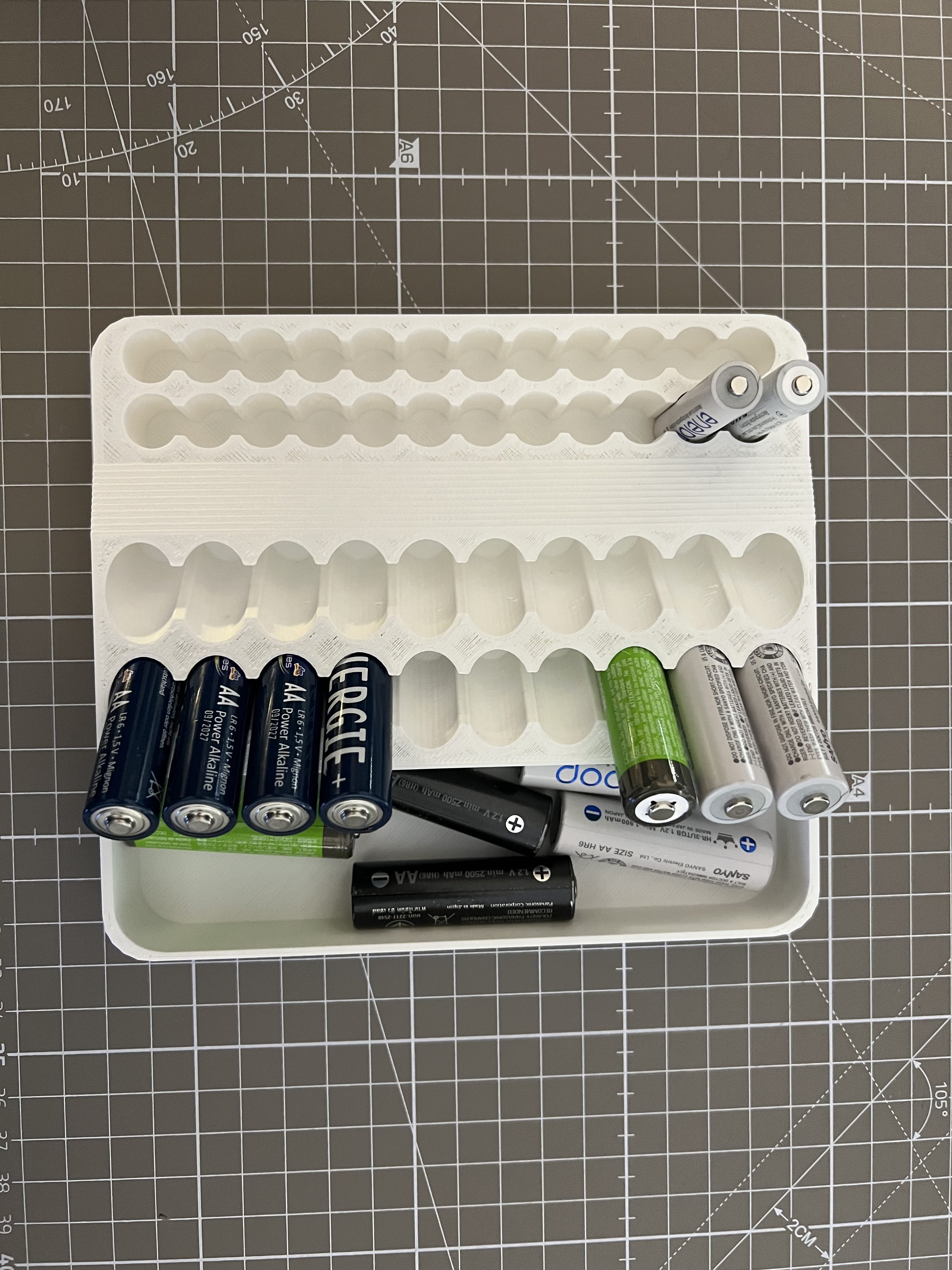 Drawer Battery Box AA & AAA + storage for empty batteries - photo 4